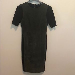 Elie Tahari suede dress